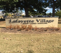 Lafayette Village Sign